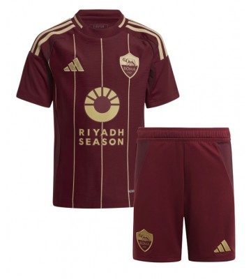 AS Roma Hemmakläder Barn 2024-25 Kortärmad (+ Korta byxor)